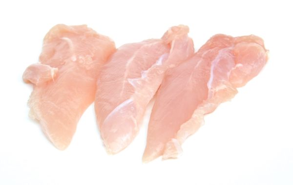 chicken inner fillets with or without tendon