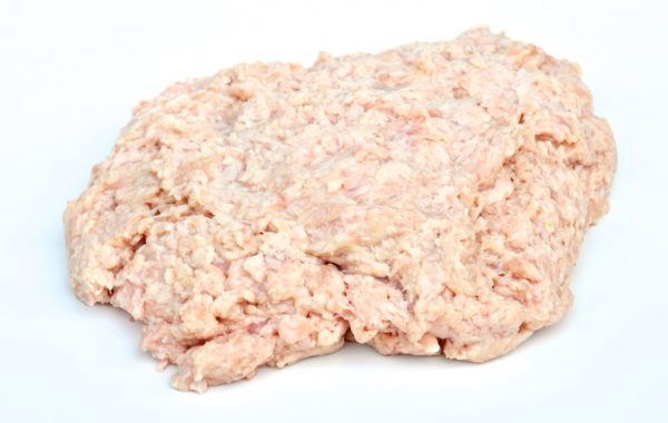 chicken baader meat 3 mm white