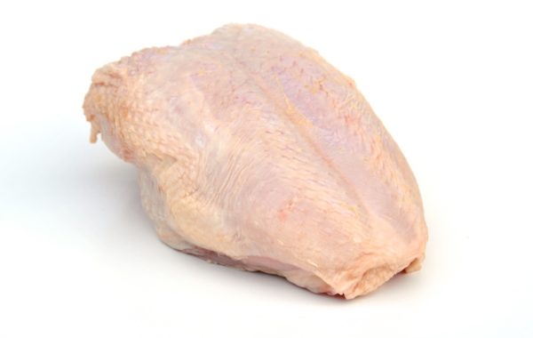 chicken breast fillet double with skin